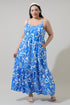 Magee Floral Cabana Flowy Maxi Dress Curve